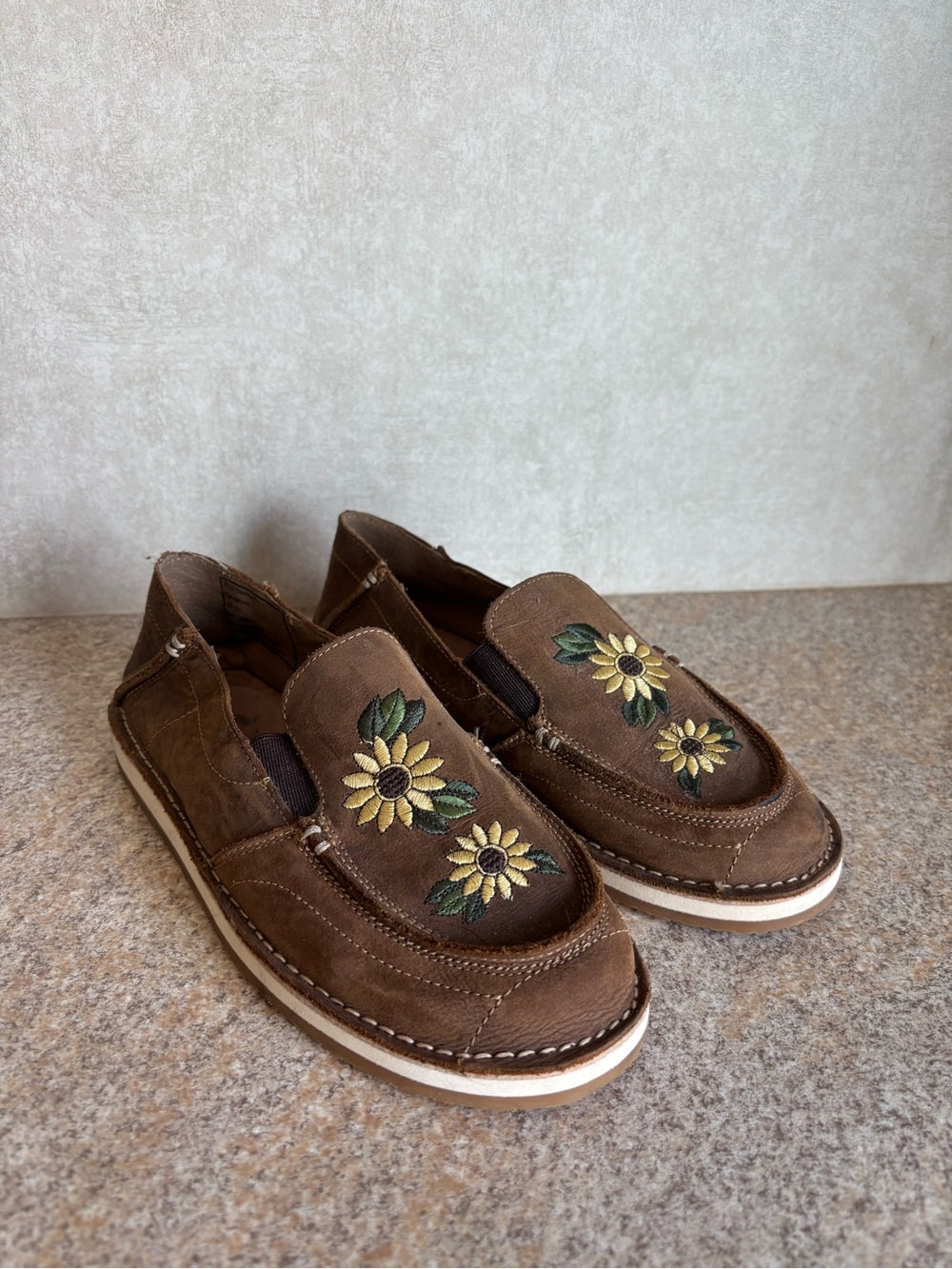 Shyanne Leather Slip on Loafers
